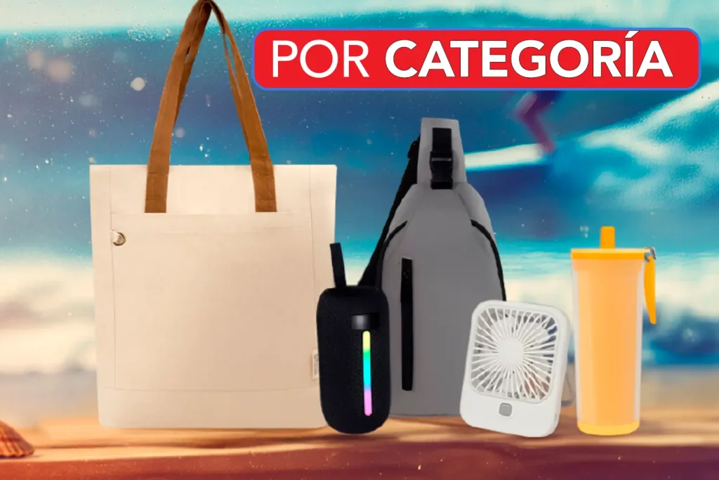 Catálogo de merchandising por categoría para regalos empresariales